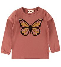 DYR Bluse - Roar - Vintage Rose m. Sommerfugl