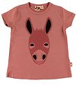 DYR T-shirt - Wildlife - Gammelrosa m. Æsel