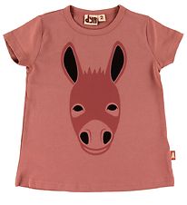 DYR T-shirt - Wildlife - Gammelrosa m. Æsel