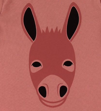 DYR T-shirt - Wildlife - Gammelrosa m. Æsel