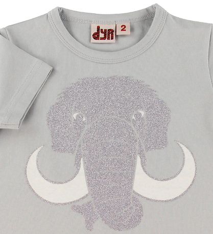DYR T-shirt - Wildlife - Grå m. Mammut