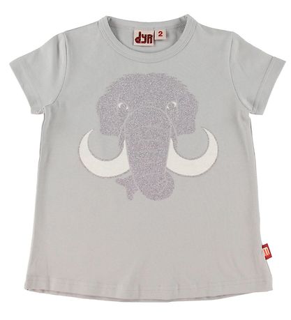 DYR T-shirt - Wildlife - Grå m. Mammut