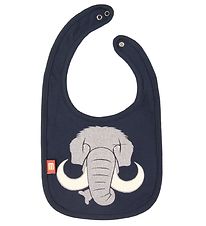 DYR Teething Bib - Munchie - Navy w. Mammoth