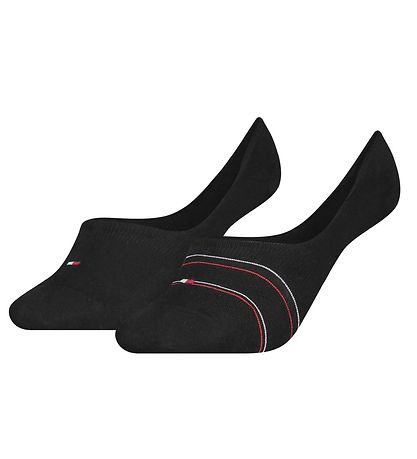 Tommy Hilfiger Footies - 2-pak - Sort Tommy Hilfiger Footies - 2-pak - Sort