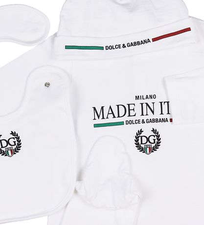Dolce & Gabbana Gaveæske - Heldragt/Hue/Savlesmæk - Hvid