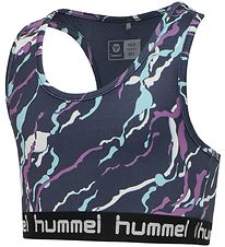 Hummel Træningstop - hmlMimmi - Mørkegrå m. mønster Hummel Træningstop - hmlMimmi - Mørkegrå m. mønster