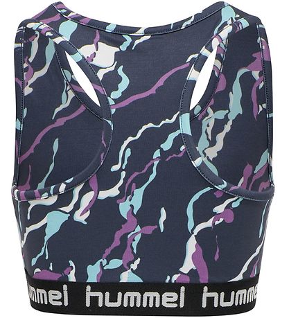 Hummel Træningstop - hmlMimmi - Mørkegrå m. mønster Hummel Træningstop - hmlMimmi - Mørkegrå m. mønster