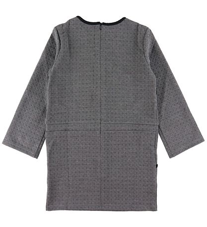 Hust and Claire Kjole - Wilde - Grå m. Sort/Gul