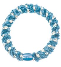 Kknekki Hair Tie - Light blue Velvet w. Glitter Kknekki Hair Tie - Light blue Velvet w. Glitter