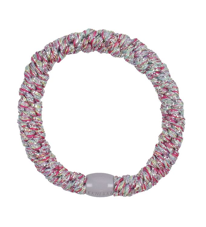 Kknekki Hårelastik - Regnbue Glimmer