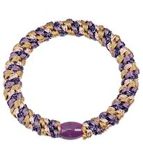 Kknekki Hårelastik - Lilla/Rosa/Guld Glimmer Kknekki Hårelastik - Lilla/Rosa/Guld Glimmer