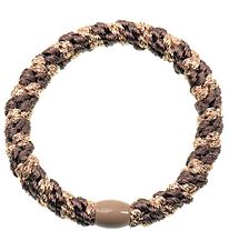 Kknekki Hårelastik - Brun/Beige Glimmer Kknekki Hårelastik - Brun/Beige Glimmer
