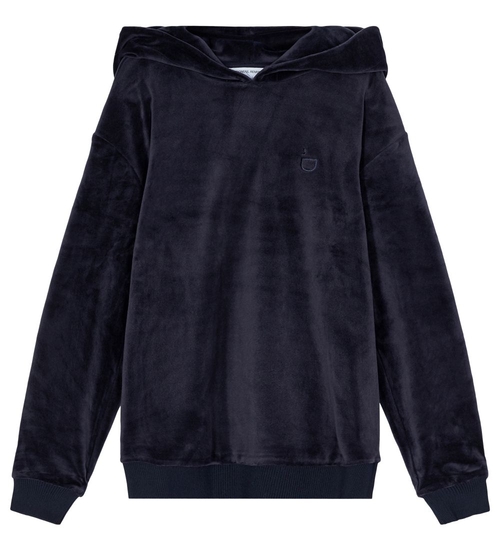 Sweat à Capuche Designers Remix - Velours - Frances - Marine - Designers Remix - 8 ans (128) - Sweat à Capuche