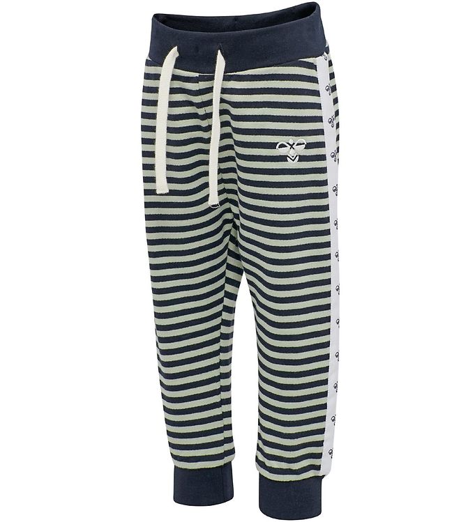 Hummel Sweatpants - hmlVillum - Marinblå/Pistasch