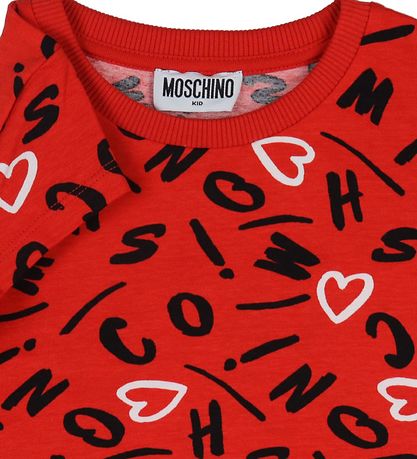 Moschino T-shirt - Rød m. Print