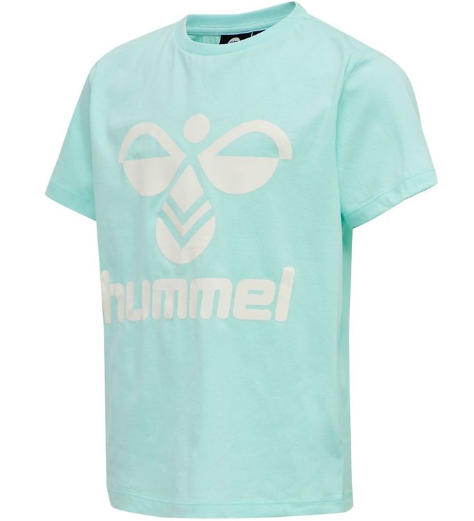 Hummel T-shirt - HMLTres - Lyseblå