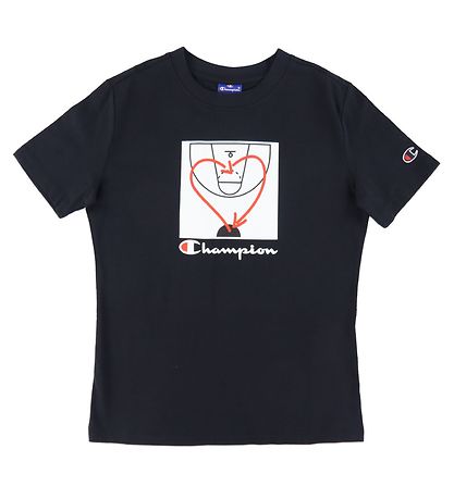 Champion Fashion T-Shirt - Schwarz m. Print