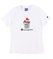 Champion Fashion T-shirt - Hvid m. Print Champion Fashion T-shirt - Hvid m. Print