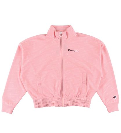 Champion Fashion Cardigan - Rosa m. Logoer Champion Fashion Cardigan - Rosa m. Logoer