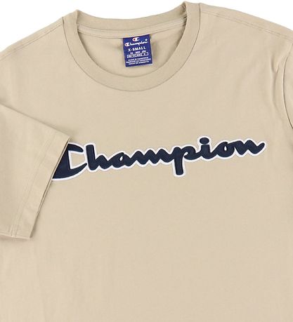 T-Shirt Champion Fashion - Beige av. Logo T-Shirt Champion Fashion - Beige av. Logo