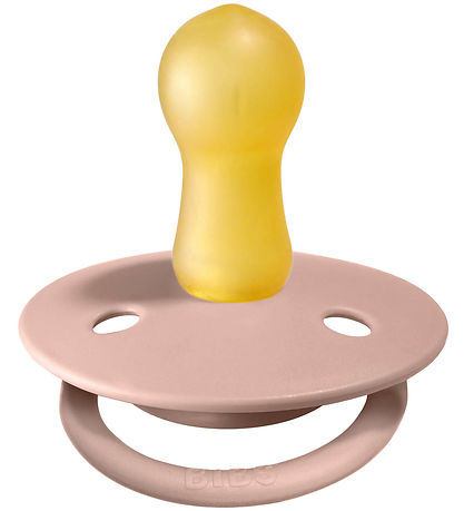 BIBS De Lux Sutter - Str. 2 - 2-pak - Rund - Ivory/Blush