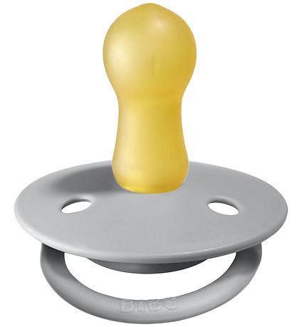 BIBS De Lux Sutter - Str. 2 - 2-pak - Rund - Cloud/Black BIBS De Lux Sutter - Str. 2 - 2-pak - Rund - Cloud/Black