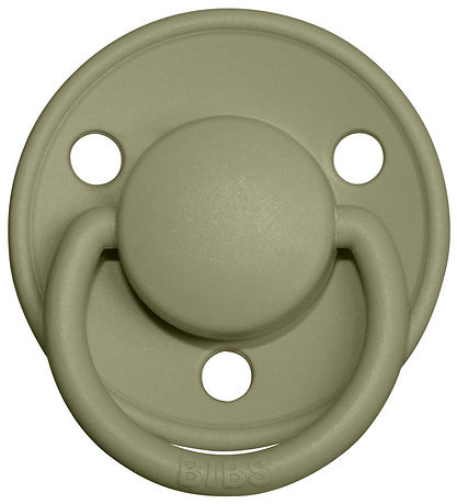 BIBS De Lux Sutter - Onesize - 2-pak - Rund - Honey Bee/Olive BIBS De Lux Sutter - Onesize - 2-pak - Rund - Honey Bee/Olive