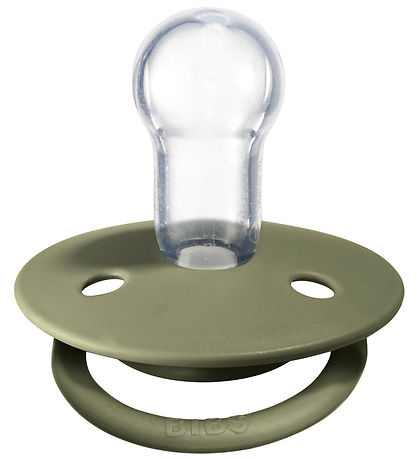 BIBS De Lux Sutter - Onesize - 2-pak - Rund - Honey Bee/Olive BIBS De Lux Sutter - Onesize - 2-pak - Rund - Honey Bee/Olive