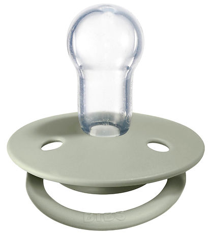 BIBS De Lux Sutter - Onesize - 2-pak - Rund- Ivory/Sage