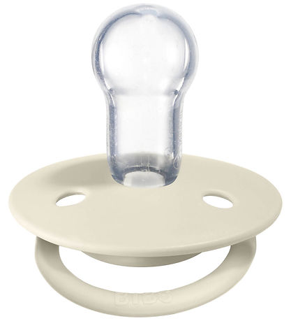 BIBS De Lux Sutter - Onesize - 2-pak - Rund- Ivory/Sage BIBS De Lux Sutter - Onesize - 2-pak - Rund- Ivory/Sage