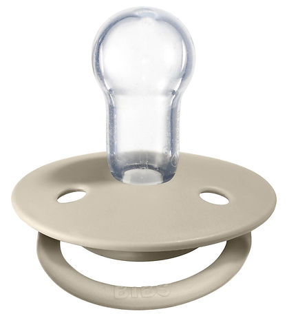 BIBS De Lux Sutter - Onesize - 2-pak - Rund - Vanilla/Dark Oak BIBS De Lux Sutter - Onesize - 2-pak - Rund - Vanilla/Dark Oak