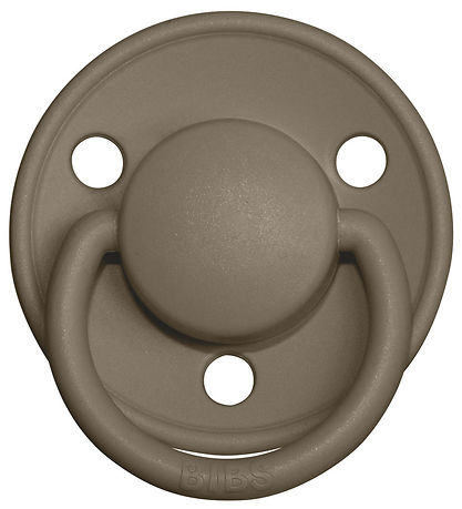 BIBS De Lux Sutter - Onesize - 2-pak - Rund - Vanilla/Dark Oak BIBS De Lux Sutter - Onesize - 2-pak - Rund - Vanilla/Dark Oak