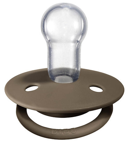 BIBS De Lux Sutter - Onesize - 2-pak - Rund - Vanilla/Dark Oak BIBS De Lux Sutter - Onesize - 2-pak - Rund - Vanilla/Dark Oak