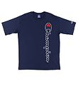 T-Shirt Champion Fashion - Marine av. Logo