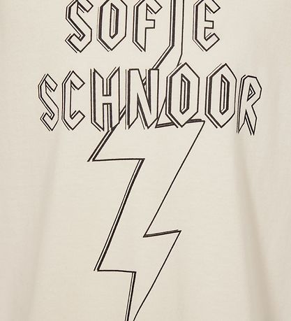T-Shirt Petit by Sofie Schnoor - Asta - Off White av. Imprimé T-Shirt Petit by Sofie Schnoor - Asta - Off White av. Imprimé