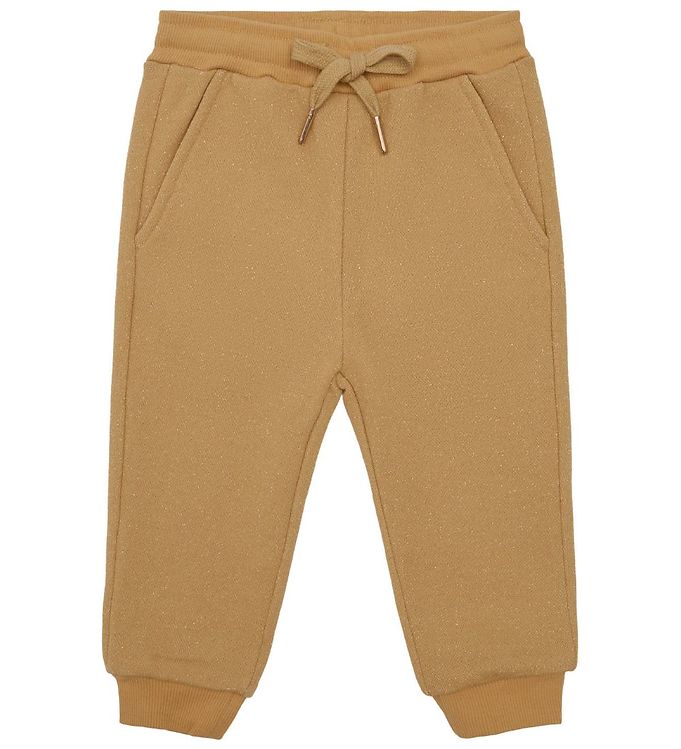 Petit By Sofie Schnoor Sweatpants Estralla Gul Glimmer - Str. 6m 68cm