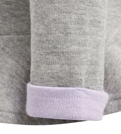 Hummel Sweatshirt - hmlAlberte - Gråmeleret m. Print