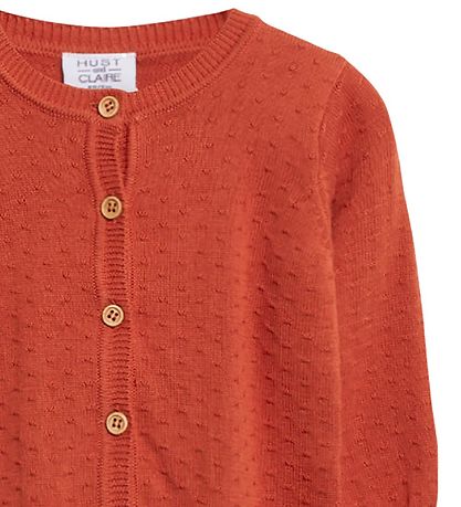 Hust and Claire Cardigan - Strik - Cammi - Orange Hust and Claire Cardigan - Strik - Cammi - Orange