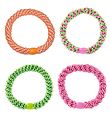 Kknekki Hårelastikker - 4-pak - Grøn/Rosa/Orange Kknekki Hårelastikker - 4-pak - Grøn/Rosa/Orange