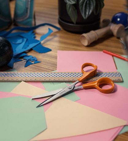 Fiskars Saks - 17 cm - Orange