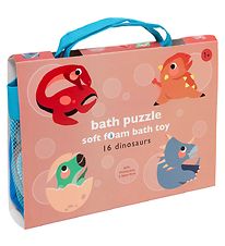 Petit Monkey Bath Toy - Puzzle - 16 pieces - Dinosaurs Petit Monkey Bath Toy - Puzzle - 16 pieces - Dinosaurs