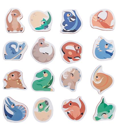 Petit Monkey Bath Toy - Puzzle - 16 pieces - Dinosaurs