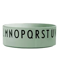 Design Letters Skål - Grøn m. Alfabet Design Letters Skål - Grøn m. Alfabet