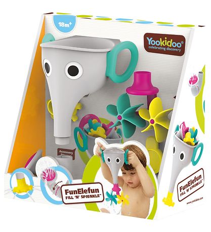 Yookidoo Badelegetøj - FunEleFun Fill 'N' Sprinkle - Grå Yookidoo Badelegetøj - FunEleFun Fill 'N' Sprinkle - Grå