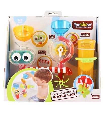 Yookidoo Bath Toys - Spin 'N' Sprinkle Water Lab Yookidoo Bath Toys - Spin 'N' Sprinkle Water Lab