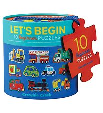 Crocodile Creek Puslespil - 10 stk. -  Køretøjer Crocodile Creek Puslespil - 10 stk. -  Køretøjer