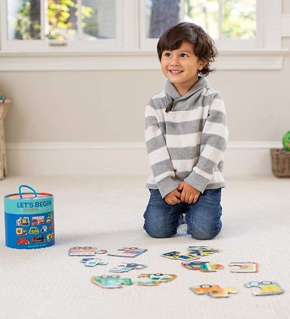 Crocodile Creek Puslespil - 10 stk. -  Køretøjer Crocodile Creek Puslespil - 10 stk. -  Køretøjer