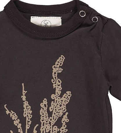 Gro Body k/æ - 3/4 - Idun - Black Brown m. Print