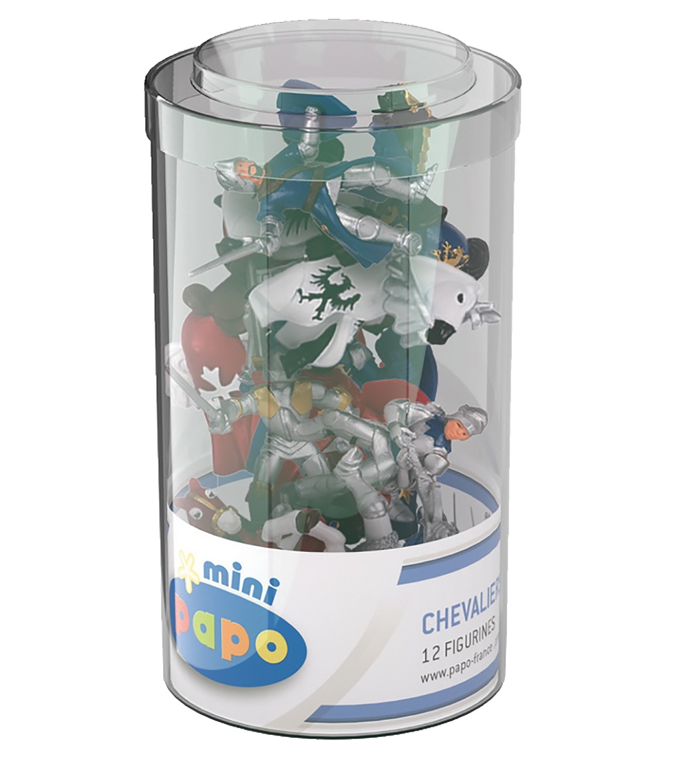 Papo Mini Plus Figuren - 12 st. - Ritter - Papo - One Size - Spielzeugfiguren