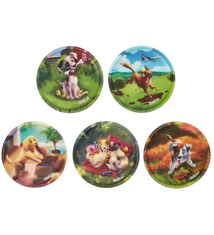 Ergobag Velcromærker - 5 stk. - Hundehvalpe